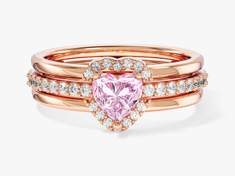 Trio Engagement Ring