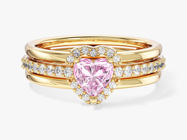 Trio Engagement Ring