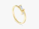 Baguette and Round Promise Ring