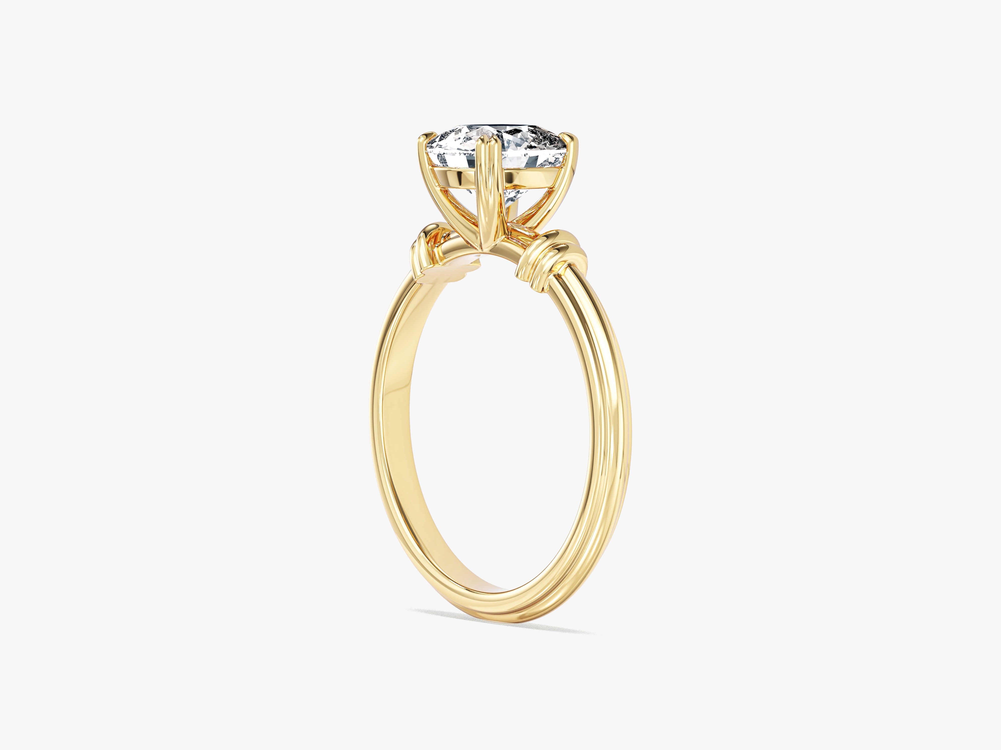 Knot Lab Grown Diamond Engagement Ring