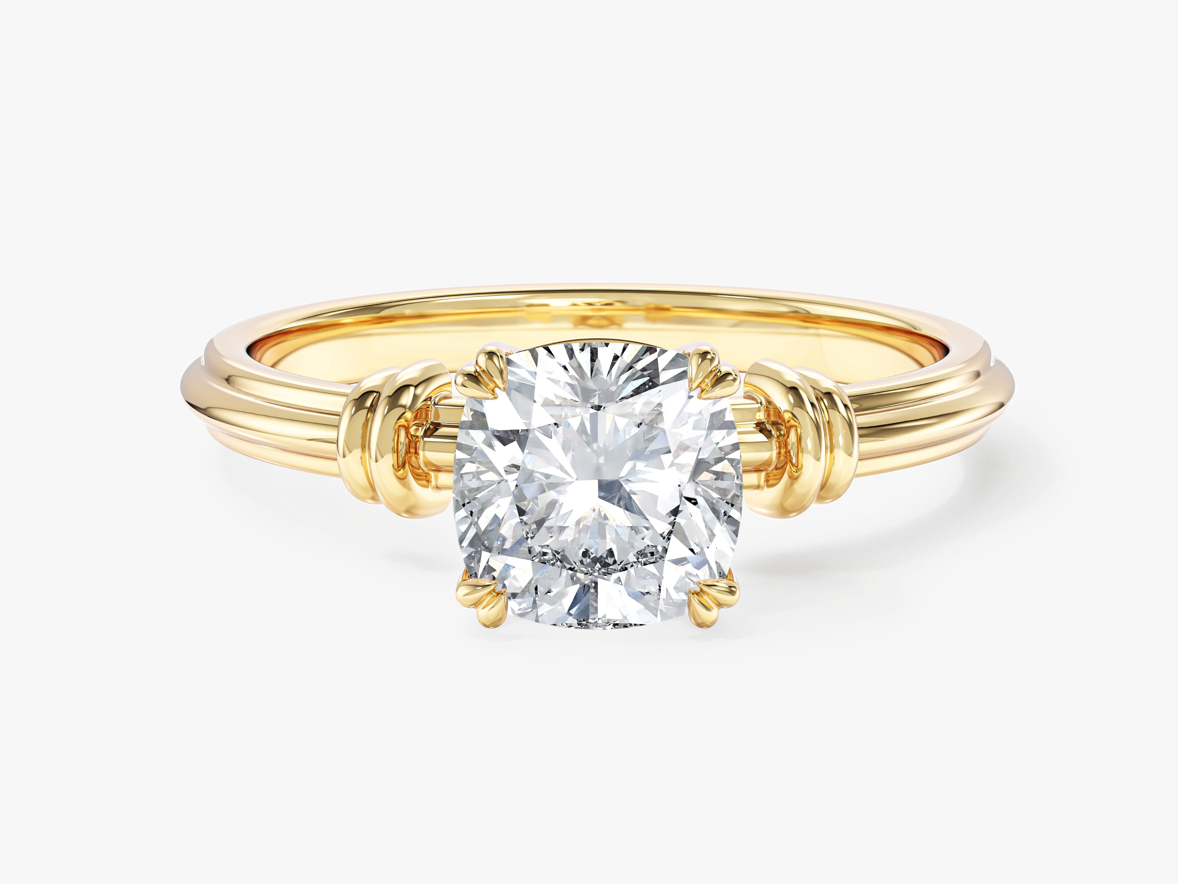 Knot Moissanite Engagement Ring