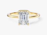 Solo Emerald Cut Lab Grown Diamond Engagement Ring