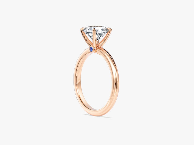 Hidden Gemstone Engagement Ring