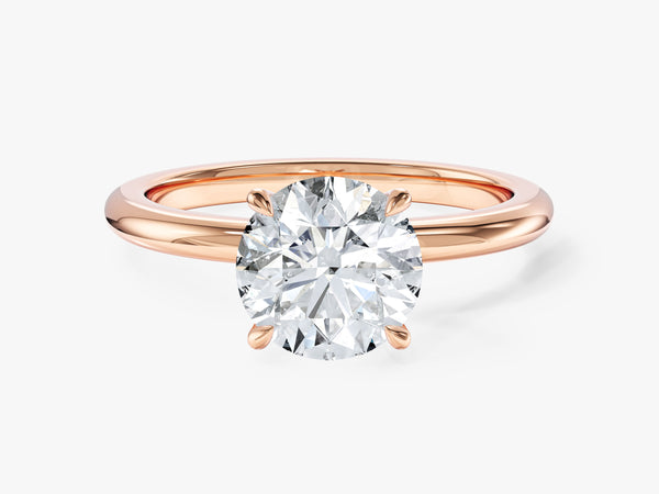 Hidden Gemstone Engagement Ring