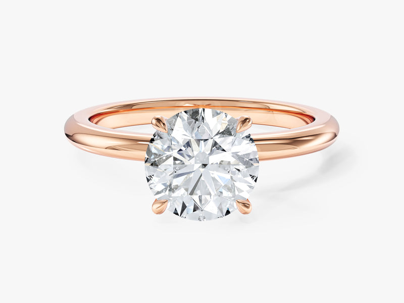 Hidden Gemstone Engagement Ring