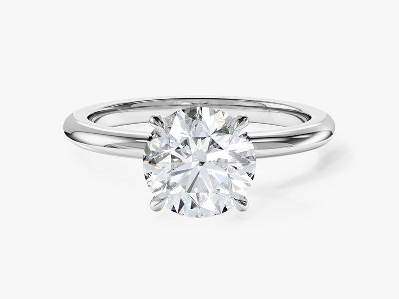 Hidden Gemstone Engagement Ring