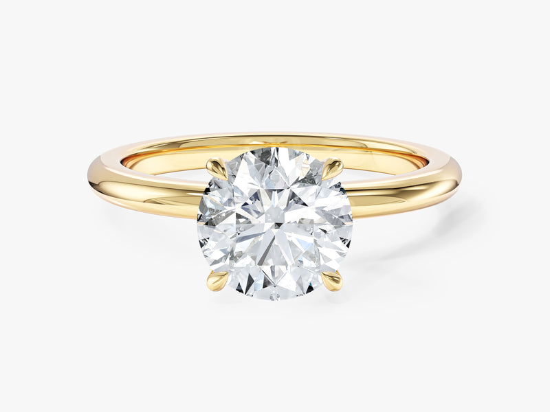 Hidden Gemstone Engagement Ring