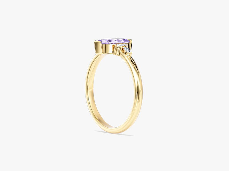 Marquise Accent Engagement Ring
