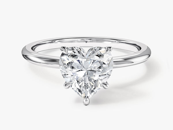 Heart-shaped diamond engagement ring from jewelry company