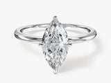 Marquise Cut Solitaire Lab Grown Diamond Engagement Ring (1.50 CT)