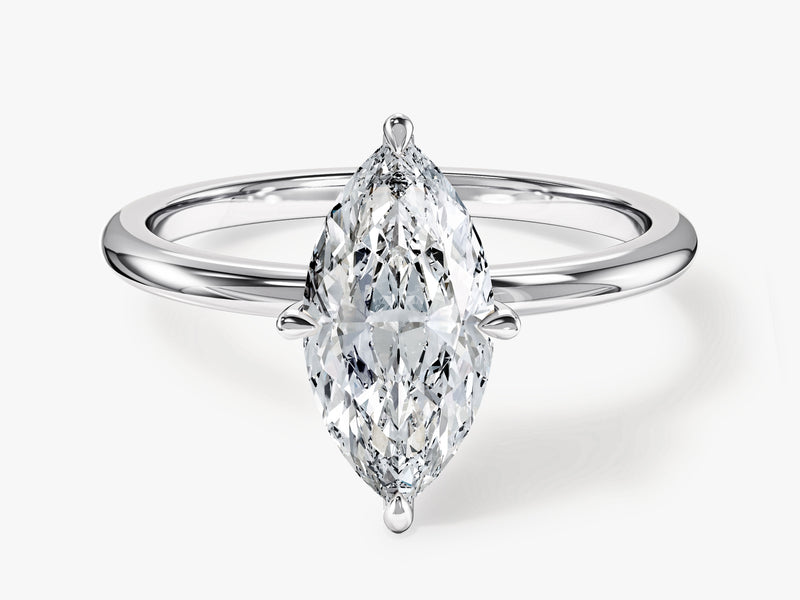 Marquise diamond engagement ring, fine jewelry, luxury gemstone