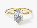 Pear Cut Solitaire Lab Grown Diamond Engagement Ring (1.50 CT)