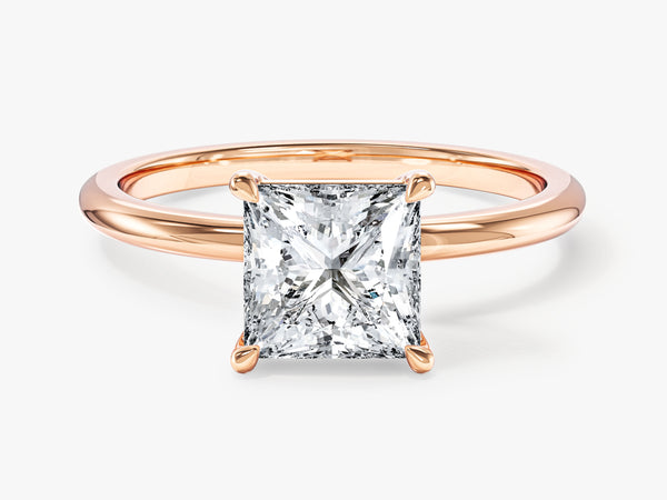Princess Cut Solitaire Moissanite Engagement Ring (1.50 CT)