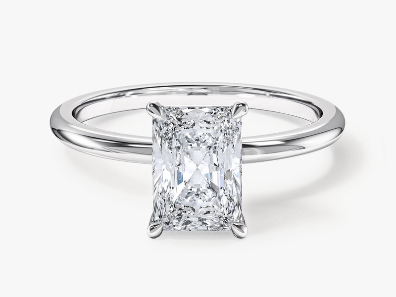 Radiant cut diamond engagement ring, fine jewelry, luxury gemstone