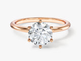 Rose gold diamond engagement ring jewelry
