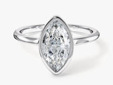 Marquise diamond engagement ring, fine jewelry, luxury gemstone ring
