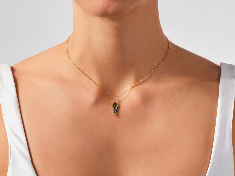 Celestial Pendant Necklace in 14k Solid Gold