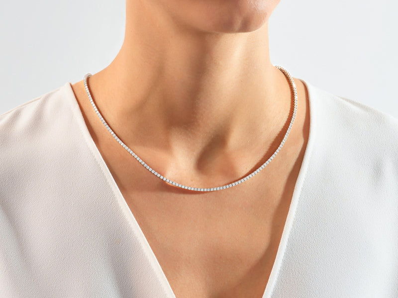 Diamond Tennis Necklace (2.40 mm)