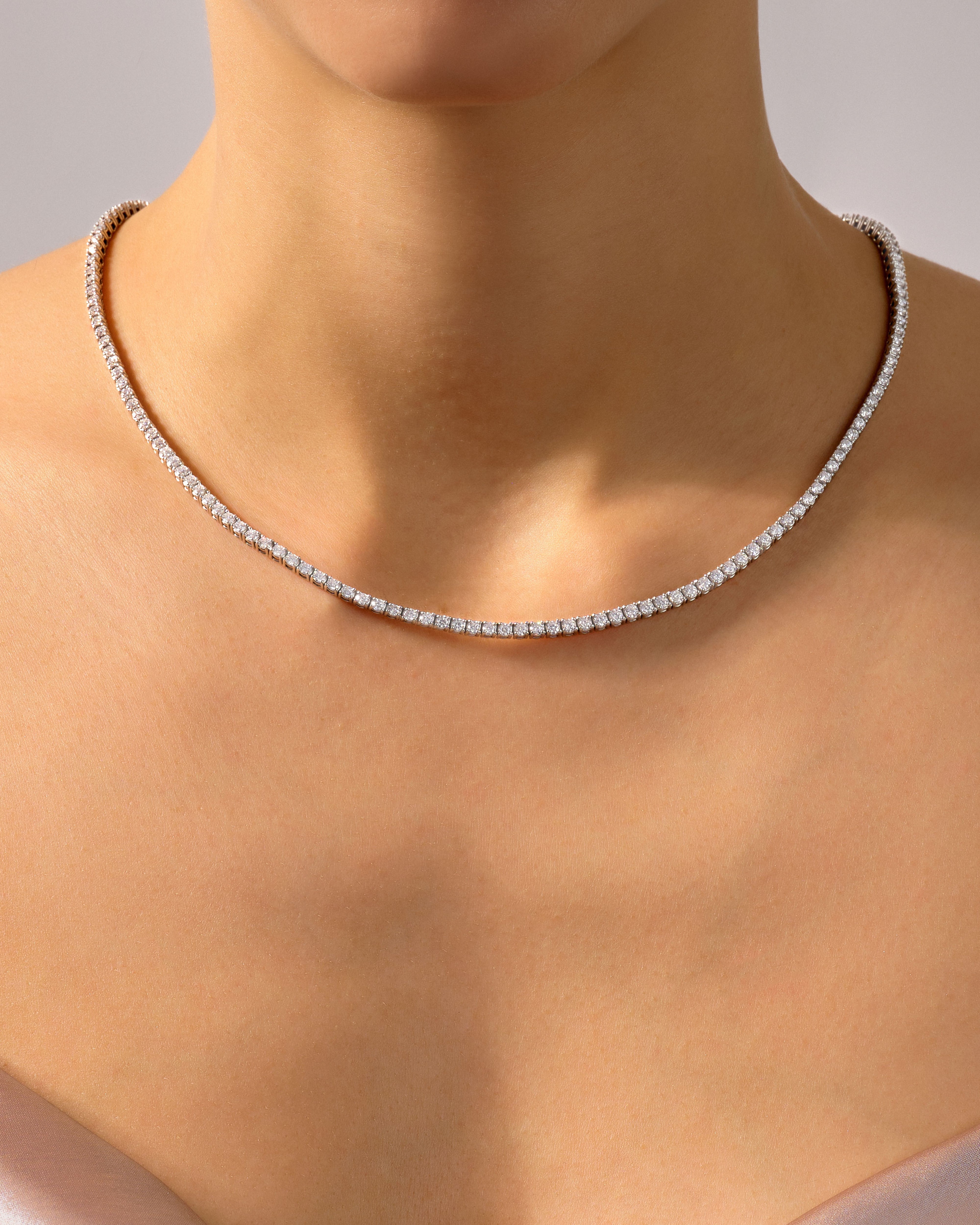 Diamond Tennis Necklace (2.80 mm)