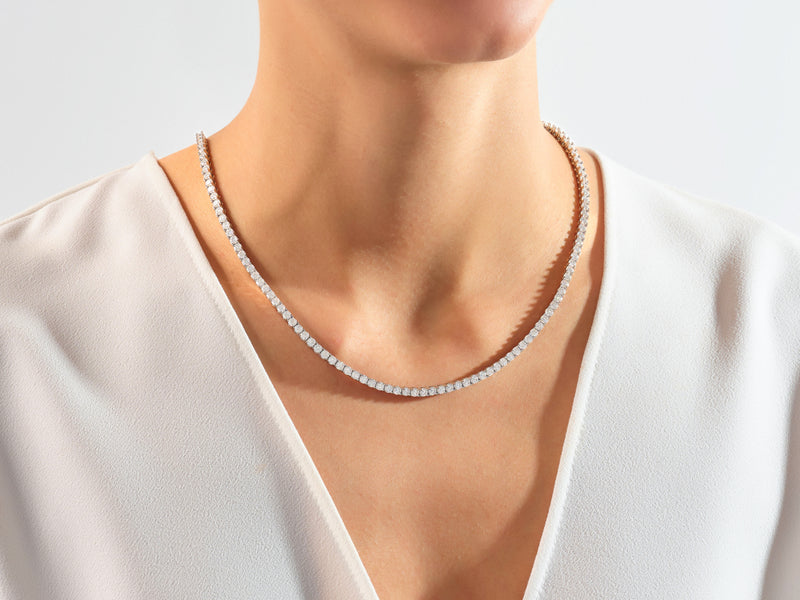 Moissanite Tennis Necklace (3.50 mm)