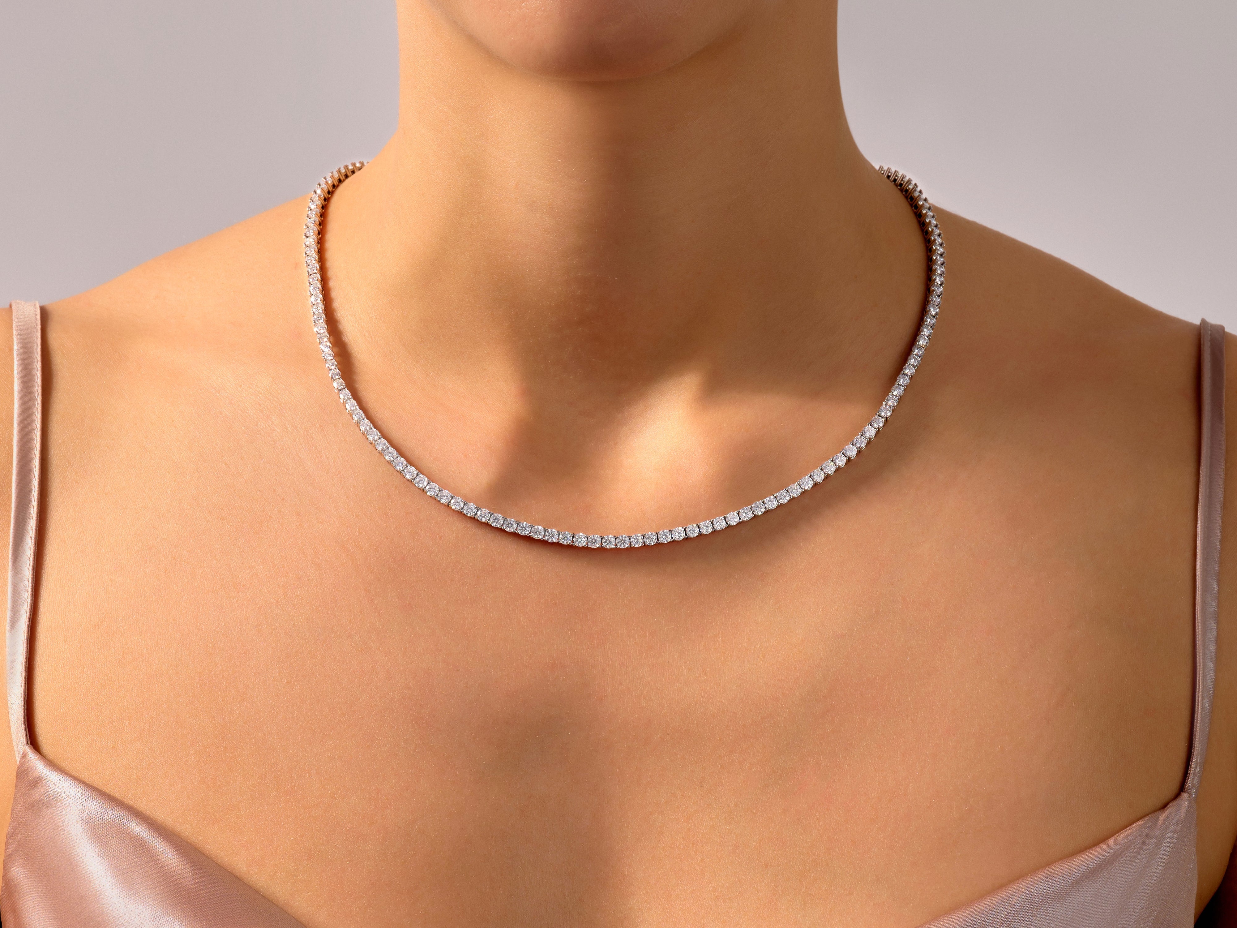 Diamond Tennis Necklace (3.50 mm)