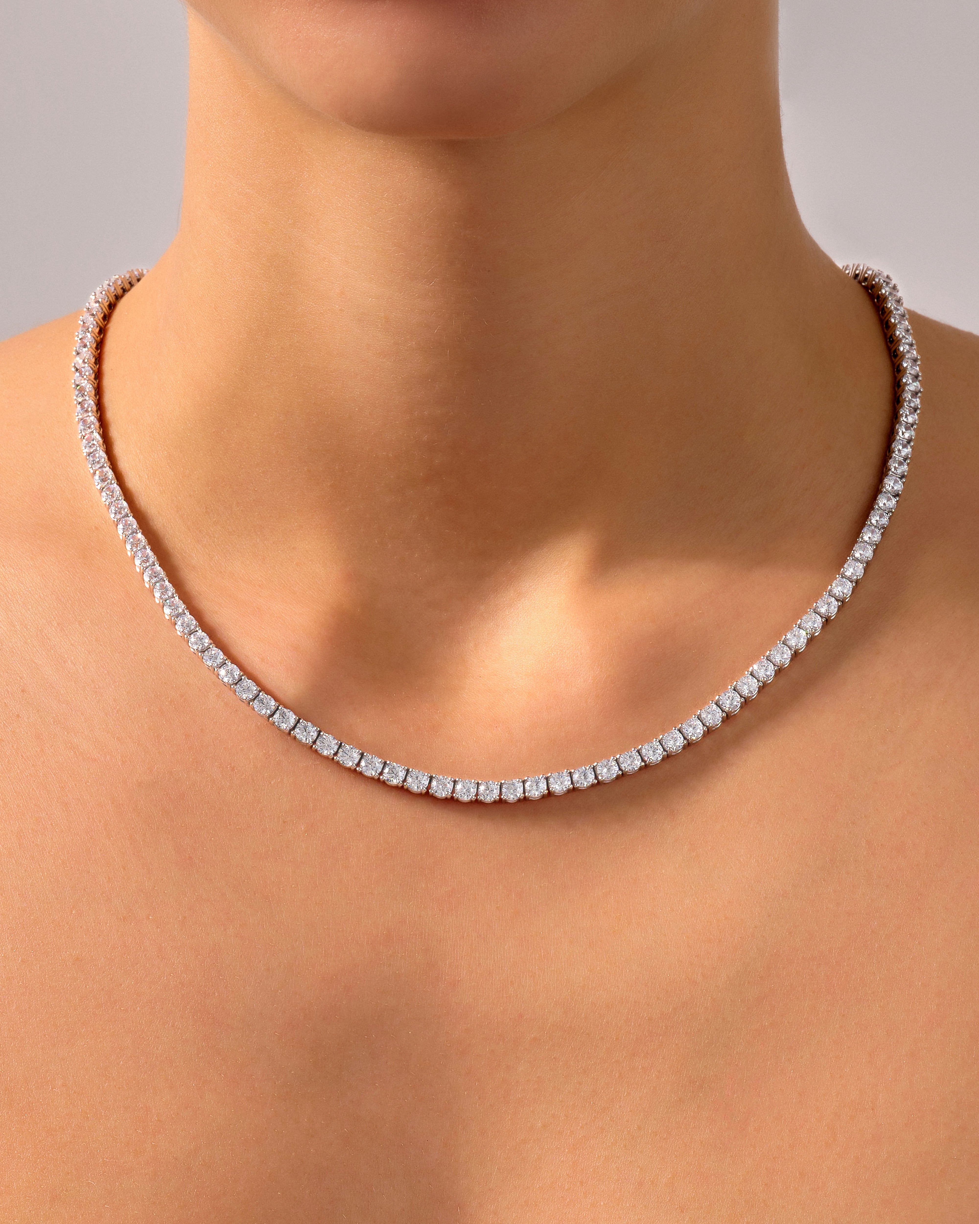 Diamond Tennis Necklace (4.00 mm)
