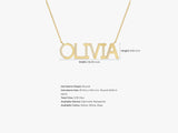 Micro Prong Name Necklace