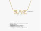 Block Name Necklace