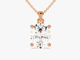 Oval Cut Solitaire Pendant (2.00 CT)