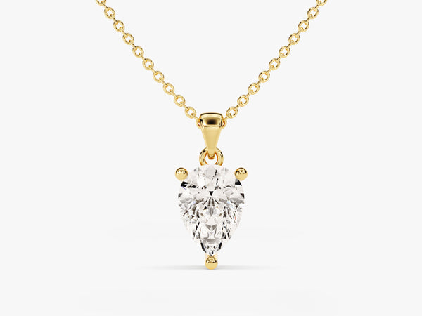Pear Cut Solitaire Pendant (1.00 CT)