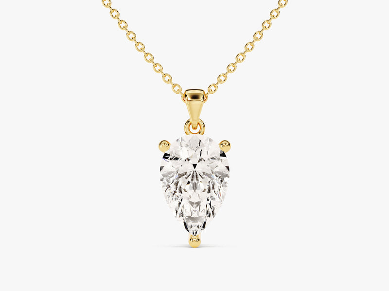 Pear Cut Solitaire Pendant (1.50 CT)
