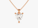 Heart Cut Solitaire Pendant (1.00 CT)