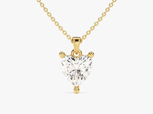 Heart Cut Solitaire Pendant (1.00 CT)