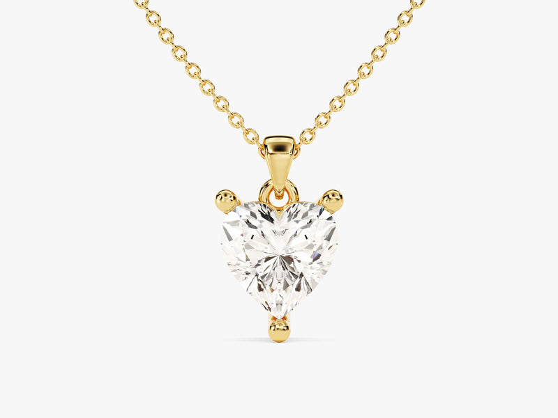 Heart Cut Solitaire Pendant (1.00 CT)