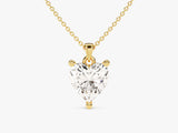 Heart Cut Solitaire Pendant (1.50 CT)
