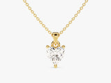 Heart Cut Solitaire Pendant (0.50 CT)