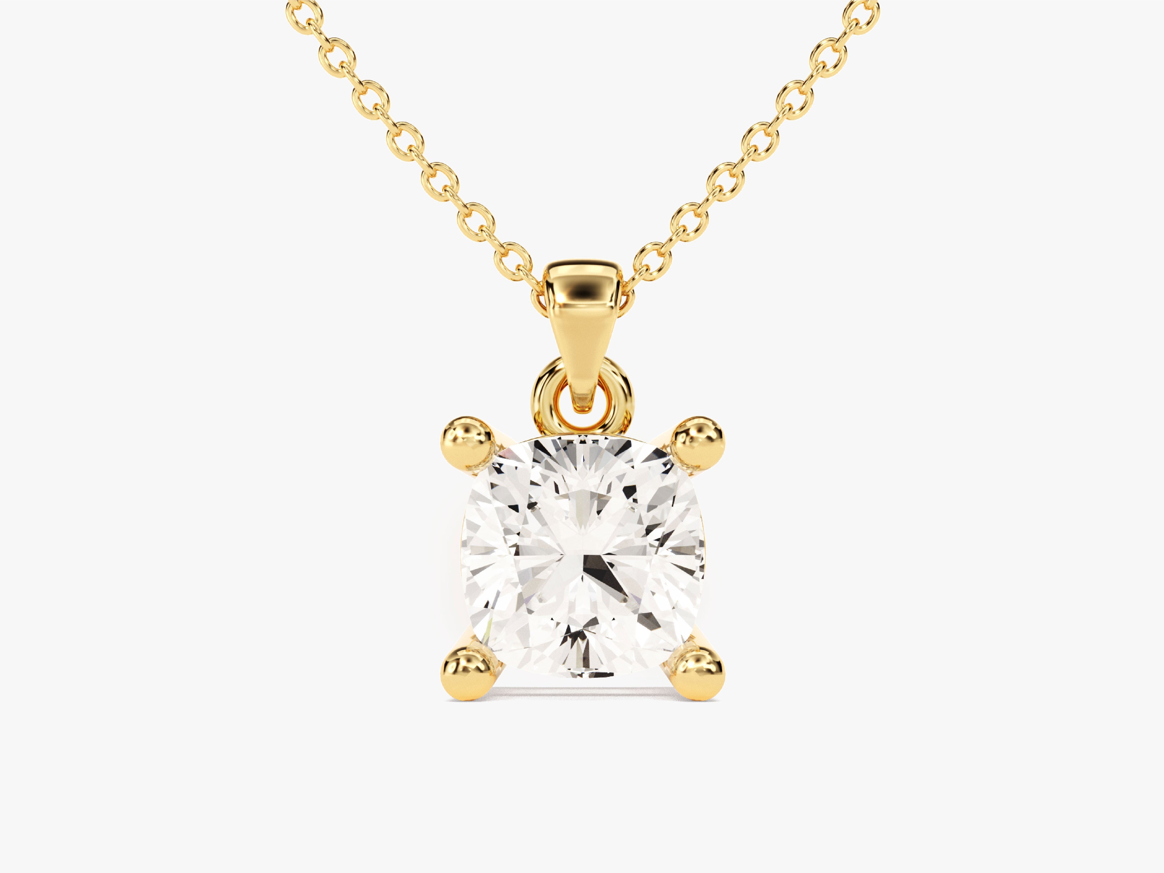 Gold diamond pendant necklace, fine jewelry, elegant design