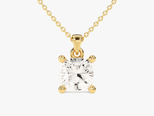 Cushion Cut Solitaire Pendant (1.00 CT)
