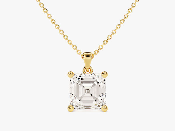 Asscher Cut Solitaire Pendant (1.50 CT)