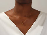 Asscher Cut Solitaire Pendant (0.50 CT)