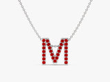 Birthstone Letter Necklace