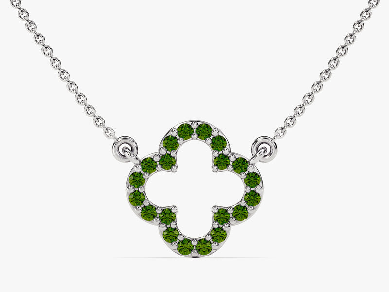 Birthstone Clover Necklace