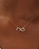 Pave Set Infinity Necklace (0.11 CT)