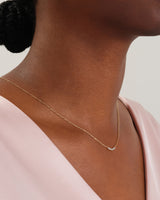 Unique Cluster Necklace (0.13 CT)