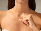 Solitaire Round Pendant Necklace