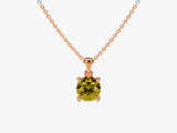 Solitaire Birthstone Necklace