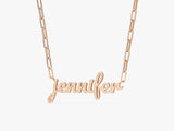 Paperclip Chain Name Necklace