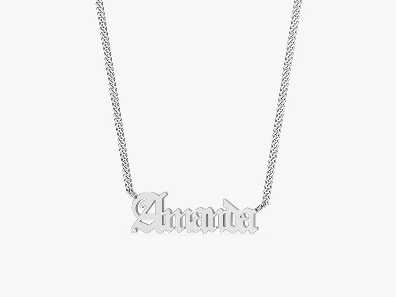 Cuban Chain Name Necklace