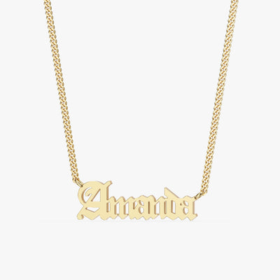 Cuban Chain Name Necklace