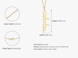 Cursive Vertical Name Necklace